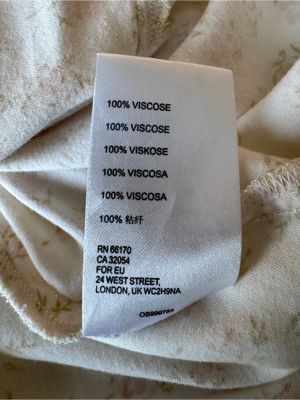 Urban Outfitters floral babydoll mini dress size XS - Picture 10 of 10